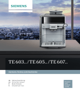 Siemens TE603201 - EQ6 Bedienungsanleitung