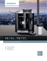 Siemens EQ7 Plus aromaSense M-series TE712201RW Bedienungsanleitung