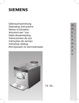 Siemens TK58001GB Bedienungsanleitung