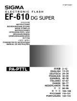 Sigma EF-610 DG SUPER - Benutzerhandbuch