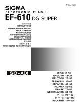 Sigma EF-610 Benutzerhandbuch