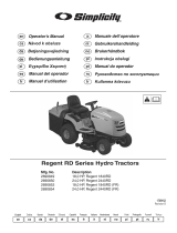 Simplicity Regent RD Series Benutzerhandbuch