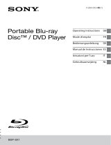 Sony BDP-SX1 Bedienungsanleitung
