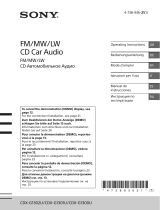 Sony CDX-G1301U Benutzerhandbuch