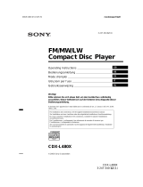 Sony CDX-L480X Benutzerhandbuch