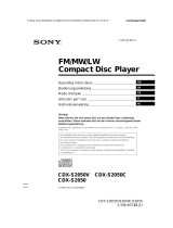 Sony CDX-S2050 Benutzerhandbuch