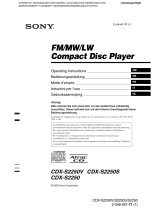 Sony CDX-S2250 Benutzerhandbuch