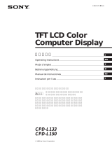 Sony CPD-L150 Benutzerhandbuch