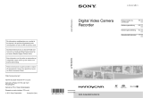 Sony DCR SR21E Bedienungsanleitung