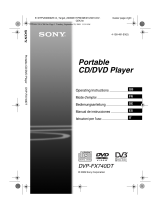 Sony DVP-FX740DTB Bedienungsanleitung