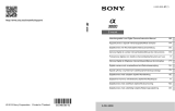 Sony Série ILCE 3000 Benutzerhandbuch