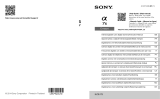 Sony A7S Benutzerhandbuch