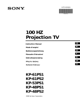 Sony kp 48 ps 2 Benutzerhandbuch