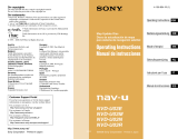 Sony Série NVD-U03R Benutzerhandbuch