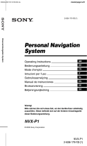 Sony NVX-P1 Benutzerhandbuch