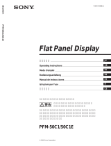 Sony PFM-50C1 Benutzerhandbuch