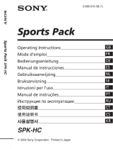 Sony SPK-HC Benutzerhandbuch