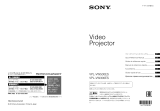 Sony VPL-VW500ES Schnellstartanleitung