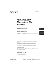 Sony XR-3501MK2 Benutzerhandbuch