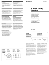 Sony XS-A823 Benutzerhandbuch