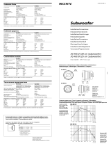 Sony XS-HS10 Benutzerhandbuch