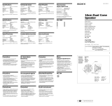Sony XS-MP61 Benutzerhandbuch