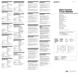 Sony XS-P2020 Benutzerhandbuch