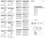 Sony XS-V1330 Benutzerhandbuch