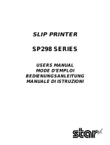 Star Micronics SLIP SP298 Benutzerhandbuch