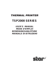 Star Micronics TSP2000 Series Benutzerhandbuch