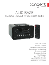 Tangent ALIO BAZE MONO CD/DAB+/FM/BT White High Gloss Benutzerhandbuch