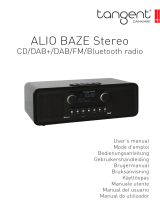 Tangent ALIO BAZE MONO CD/DAB+/FM/BT White High Gloss Benutzerhandbuch
