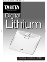 Tanita HD-332 Benutzerhandbuch