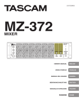 Tascam MZ-372 Benutzerhandbuch