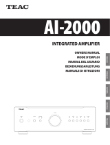 TEAC AI-2000 Bedienungsanleitung