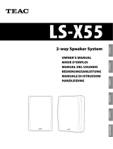 TEAC LS-X55 Bedienungsanleitung