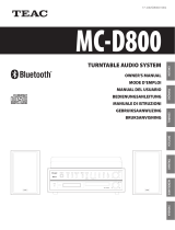 TEAC MC-D800 Bedienungsanleitung