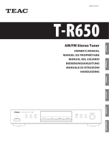 TEAC T-R650 Bedienungsanleitung
