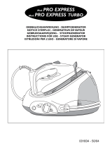Tefal GV8150 PRO EXPRESS TURBO Instructions For Use Manual
