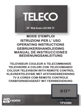 Teleco Televisore TFV20D Benutzerhandbuch