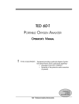 Teledyne TED-60 Benutzerhandbuch