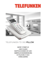 Telefunken TD 301 PILLOW Benutzerhandbuch