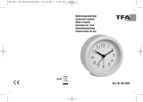 TFA Dostmann Analogue alarm clock Benutzerhandbuch