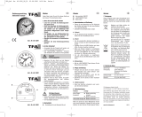 TFA Analogue alarm clock Benutzerhandbuch