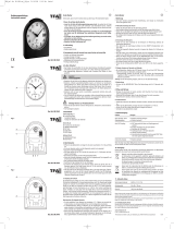 TFA Analogue radio-controlled alarm clock with digital display of seconds Benutzerhandbuch