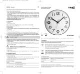 TFA Analogue wall clock Benutzerhandbuch