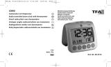 TFA Digital Radio-Controlled Alarm Clock with Temperature SONIO Benutzerhandbuch