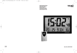 TFA Digital XL Radio-Controlled Clock with Outdoor and Indoor Temperature Benutzerhandbuch