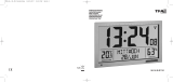 TFA Digital XL Radio-Controlled Wall Clock with Room Climate Benutzerhandbuch