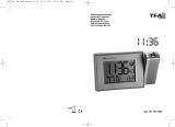 TFA Radio-Controlled Projection Alarm Clock with Temperature Bedienungsanleitung